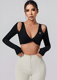 VERA-TWIST CROP TOP
