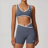 LILA-CROSS WAIST SET