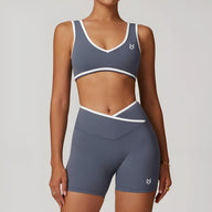 LILA-CROSS WAIST SET