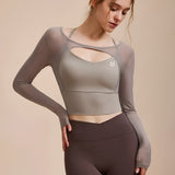 VERVE-CUTOUT SPORT TOP