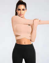 MAYA-FIT CROSS WAIST TOP