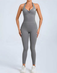 MAYA-HALTER FIT SUIT